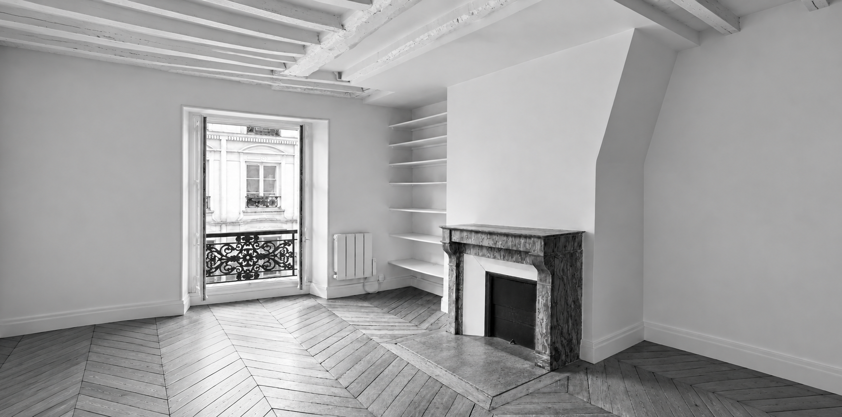 Petits Carreaux — Rénovation complète, Paris 2E, projet d'architecture d'intérieur Studio VH